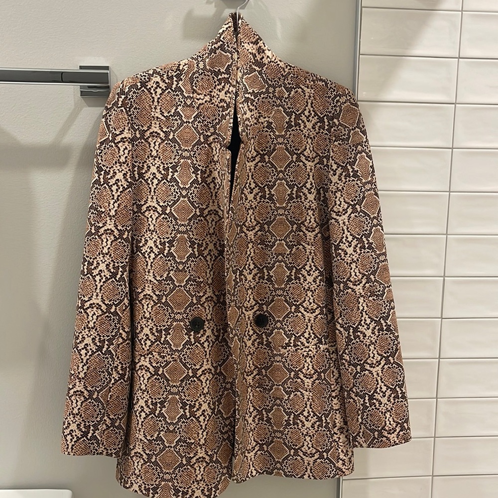 Anine Bing Python Blazer - Picture 2 of 3